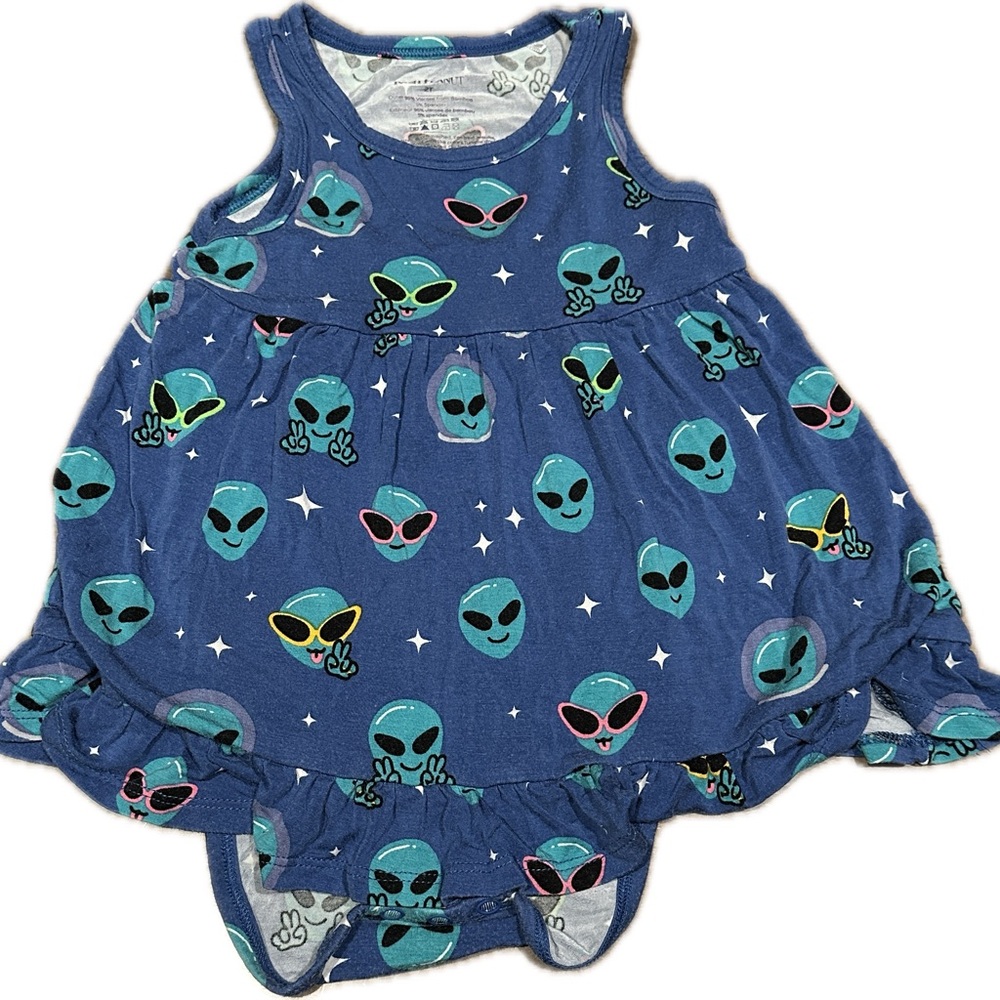 2T Posh Peanut Area 51 Twirl with Bodysuit